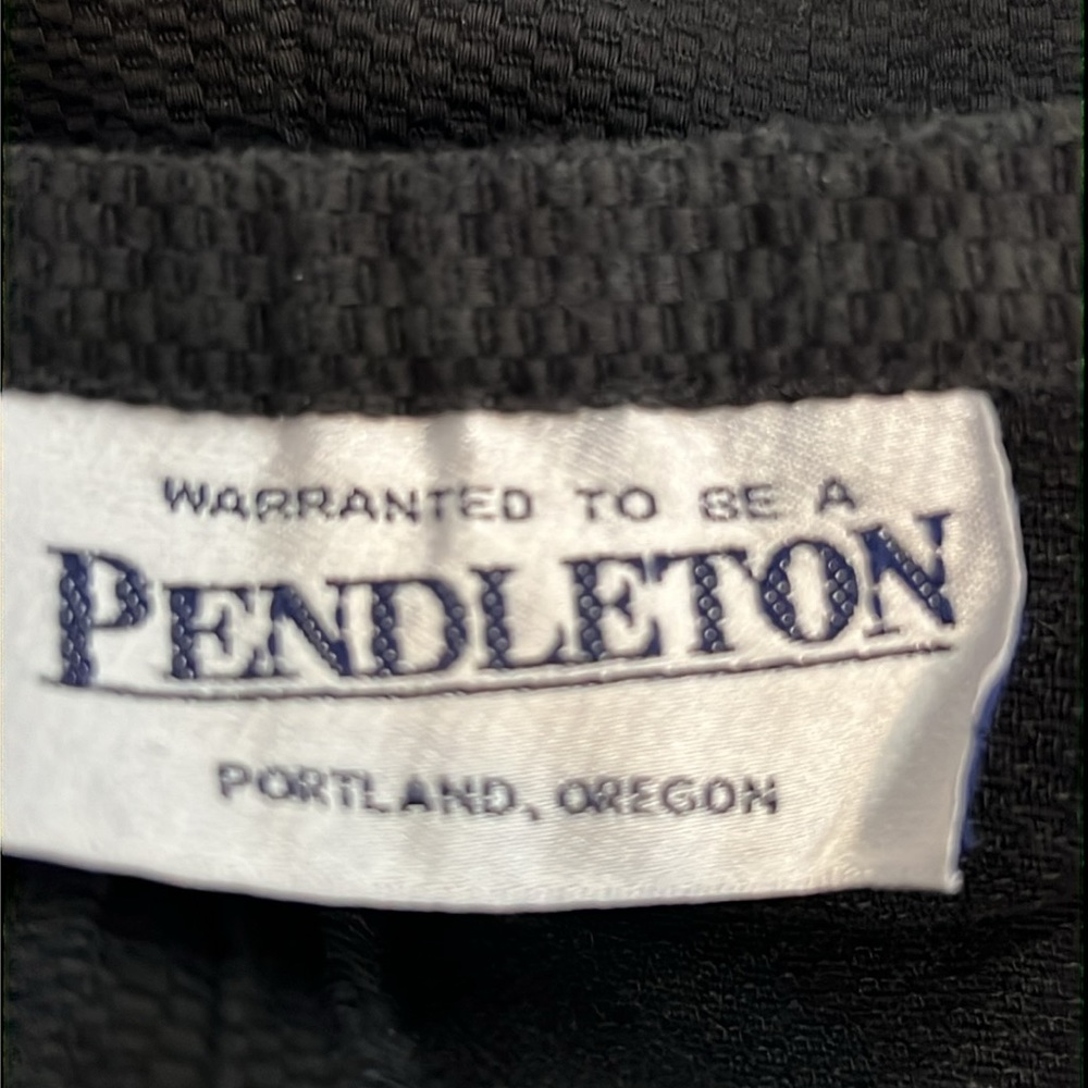 Pendleton Women’s Cotton Side‎ Zip Textured Black Pants Size 10 - Picture 3 of 6